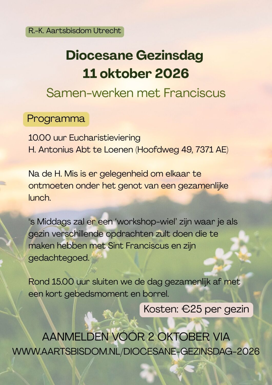 A4 Diocesane Gezinsdag 2026