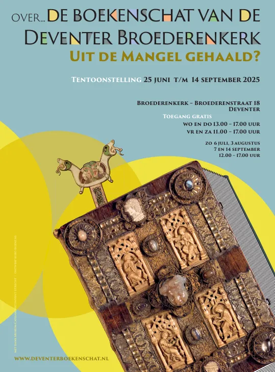 Affiche Deventer boekenschat in Broederenkerk