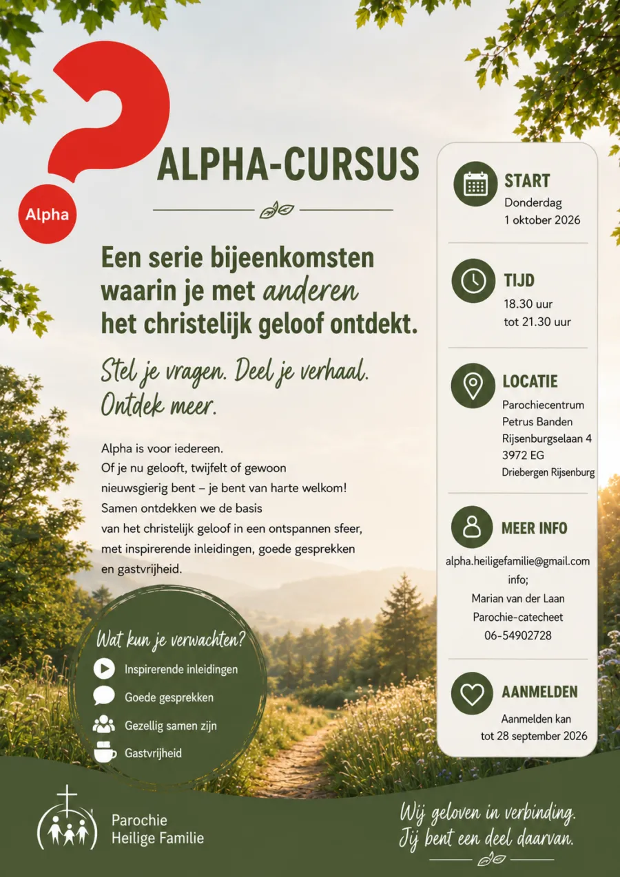 Alpha Cursus oktober 2026