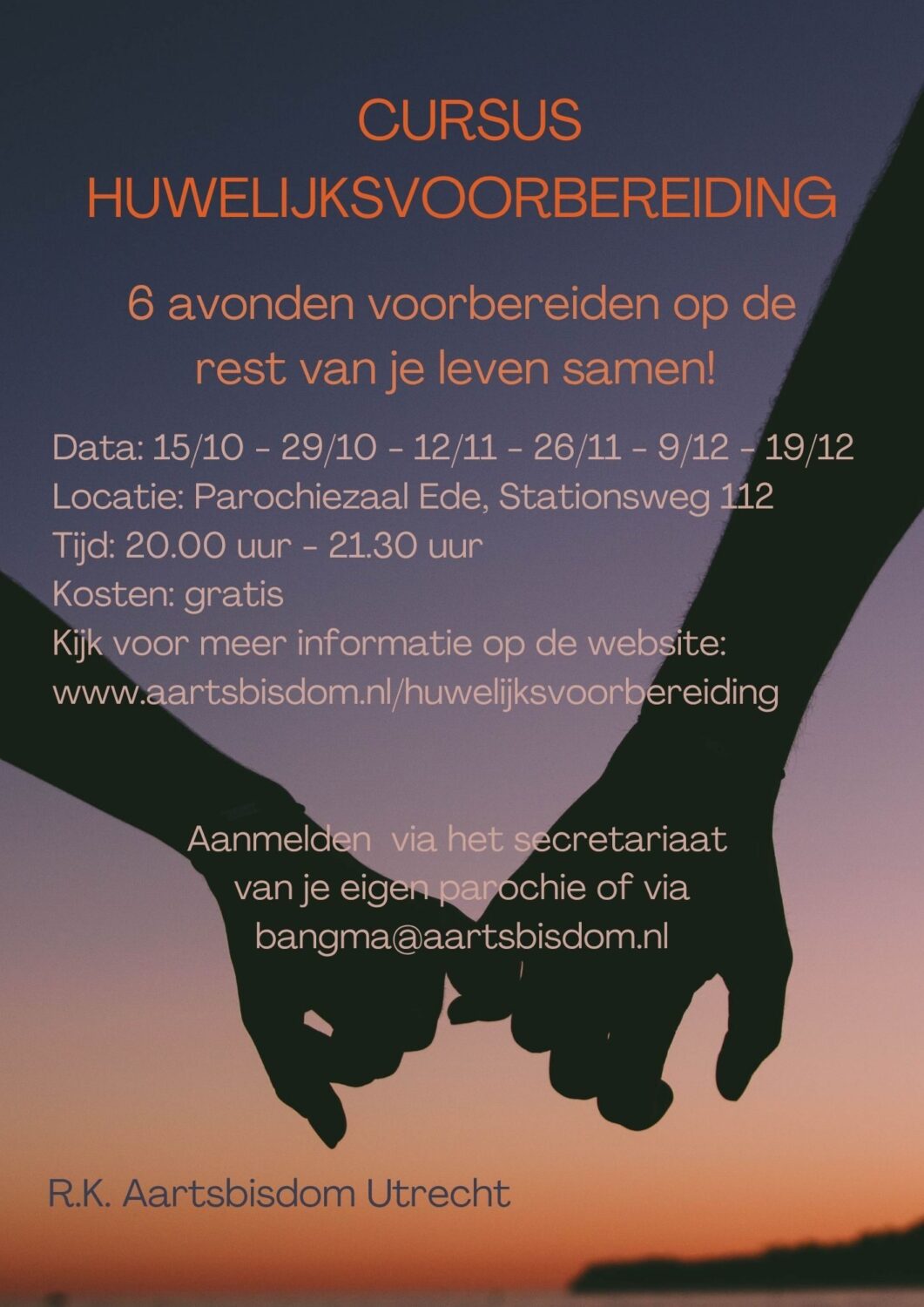 Cursus huwelijksvoorbereiding aartsbisdom