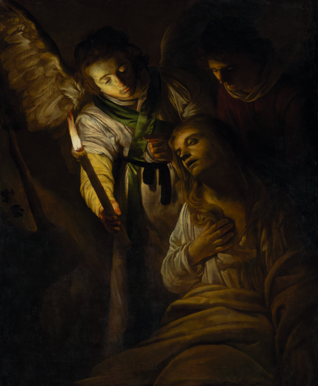 De Extase van Maria Magdalena Gerard van Honthorst