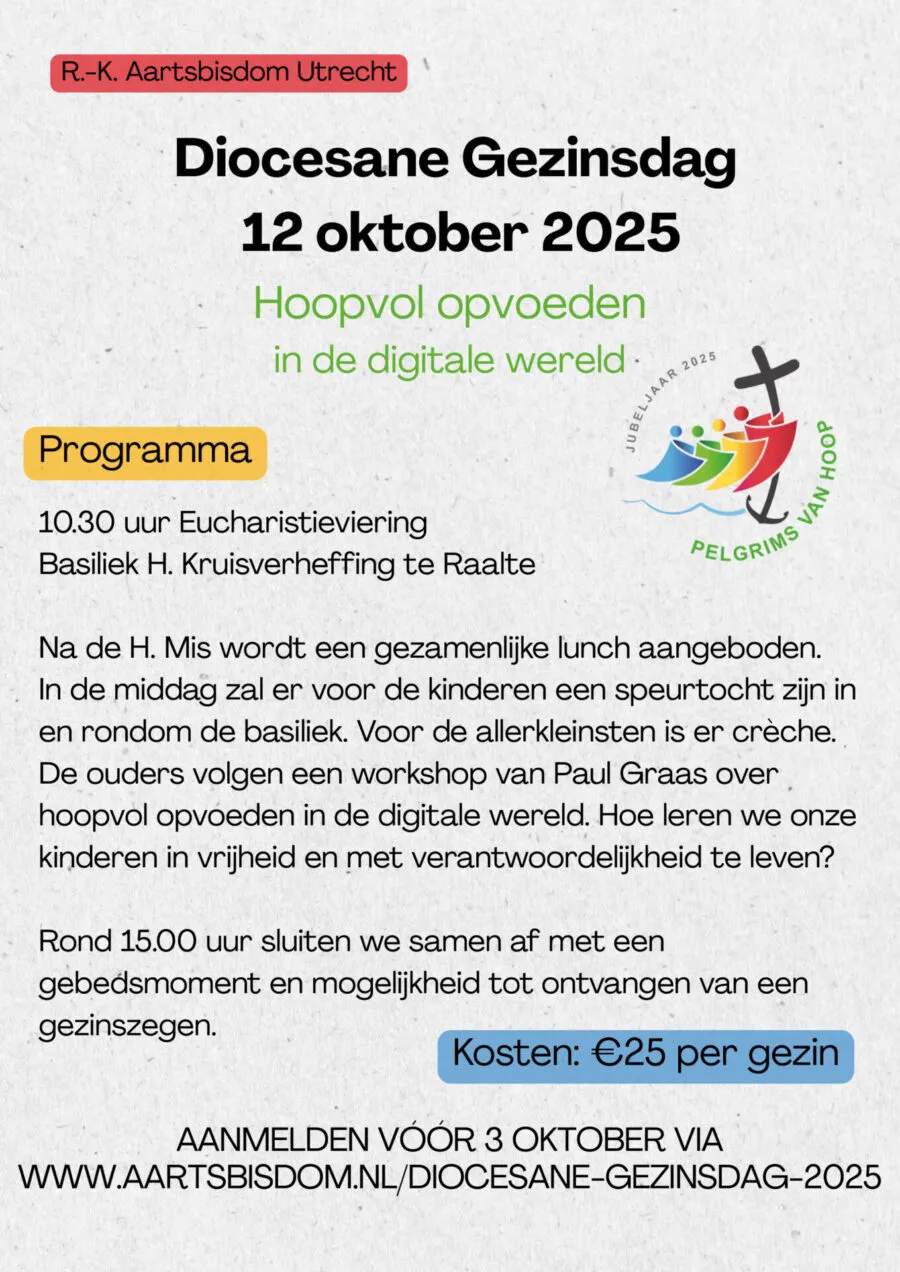 Diocesane gezinsdag aartsbisdom in oktober 2025