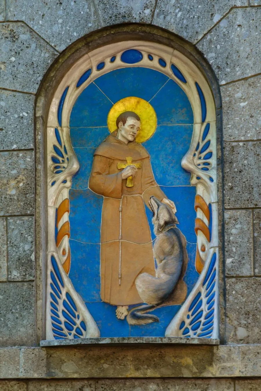 Franciscus en de wolf Foto Pexels