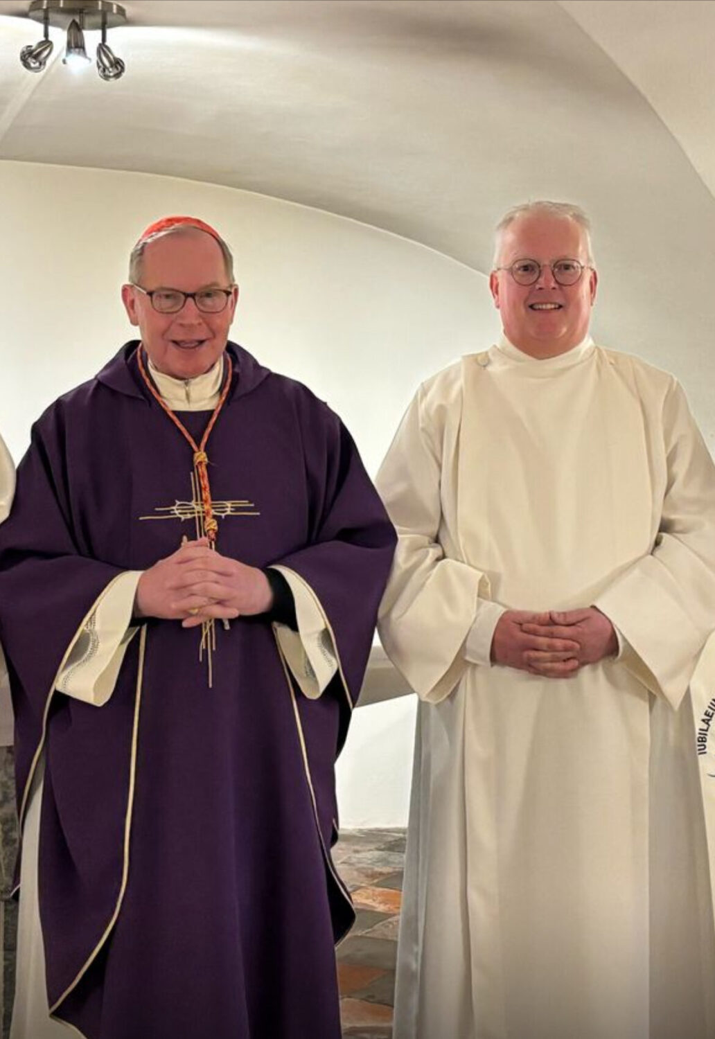 Kardinaal Eijk (links) en Ferry Brokers Kardinaal Eijk (links) en Ferry Brokers