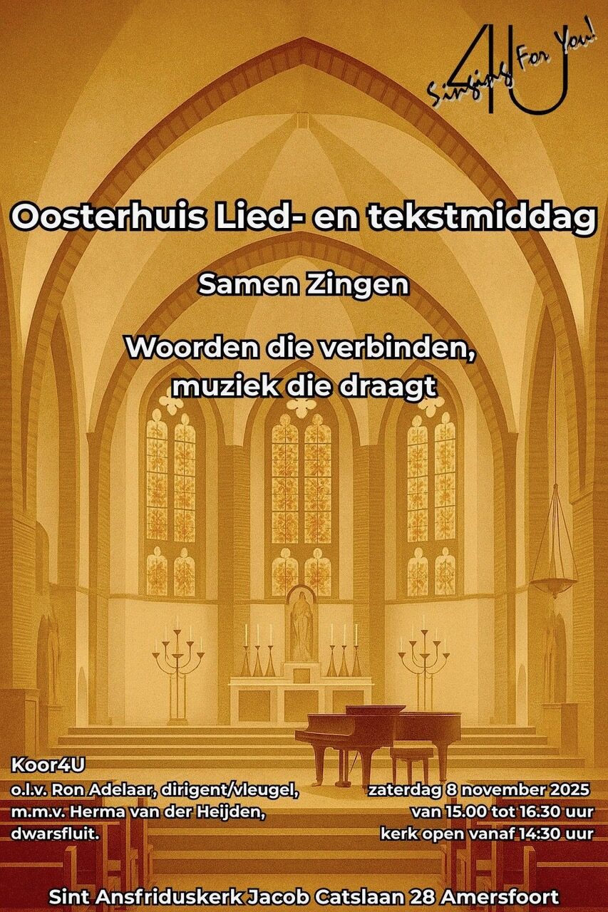 Liederen teksten Huub Oosterhuis Amersfoort