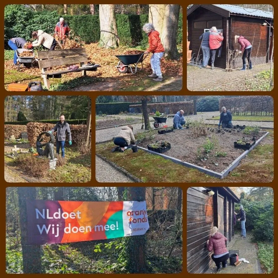 NLdoet op begraafplaats Maarn