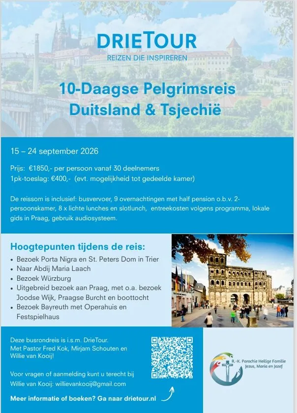 Pelgrimsreis Duitsland Tsjechie