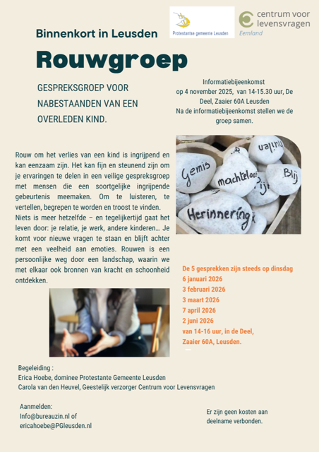 Rouwgroep in Leusden