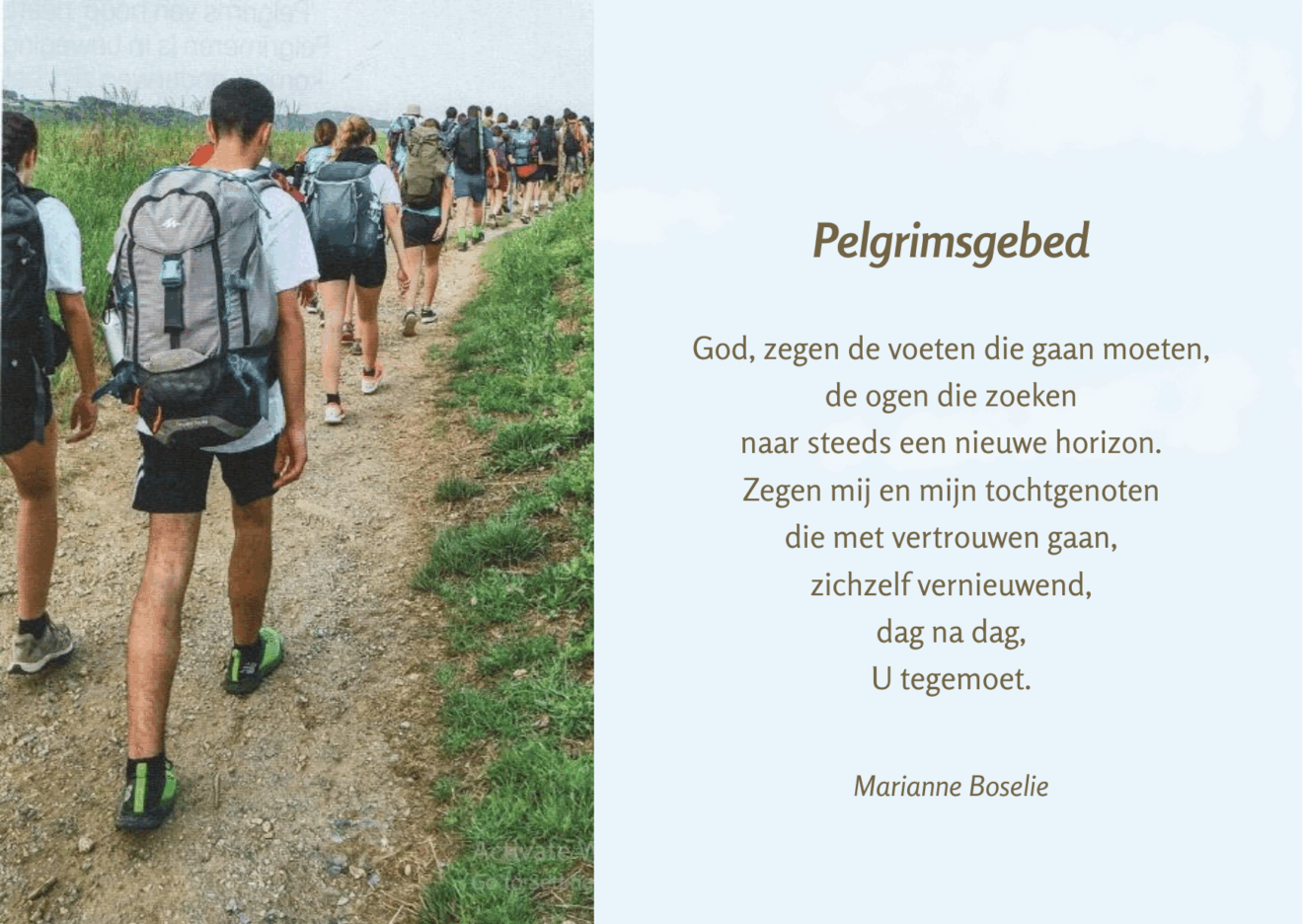 pelgrimsgebed