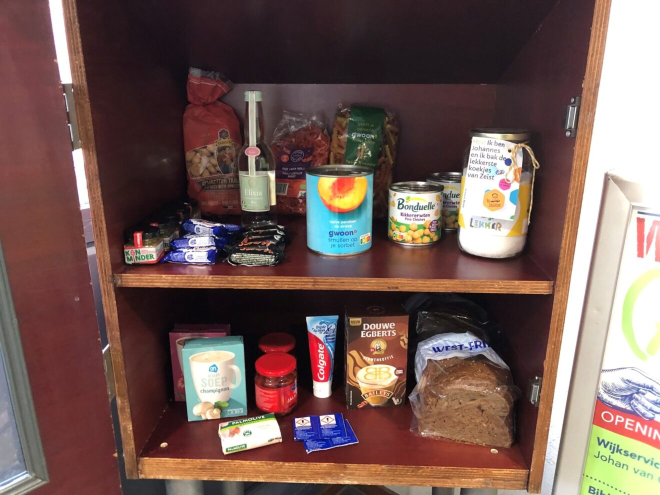 voedsel en levensmiddelenkast Zeist